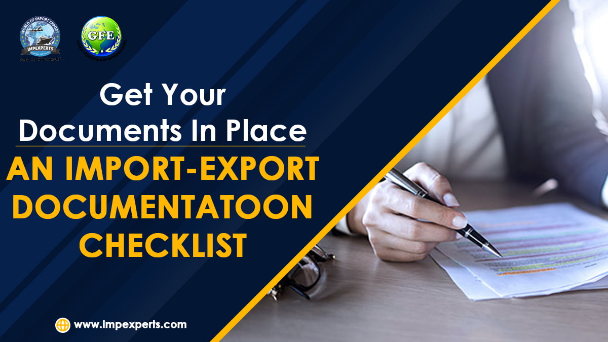 import export documentation checklist